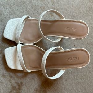 Forever 21 Size 9 White Heels